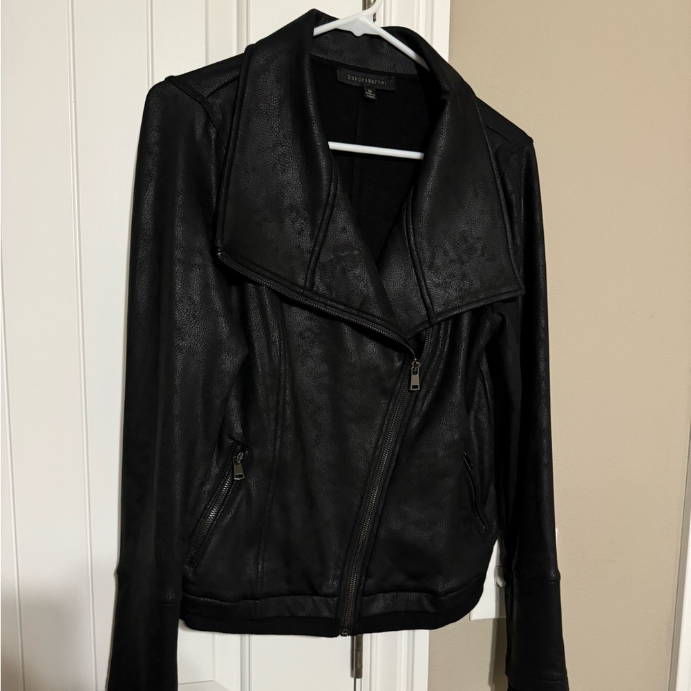 Women’s Faux Leather Jacket Size Medium